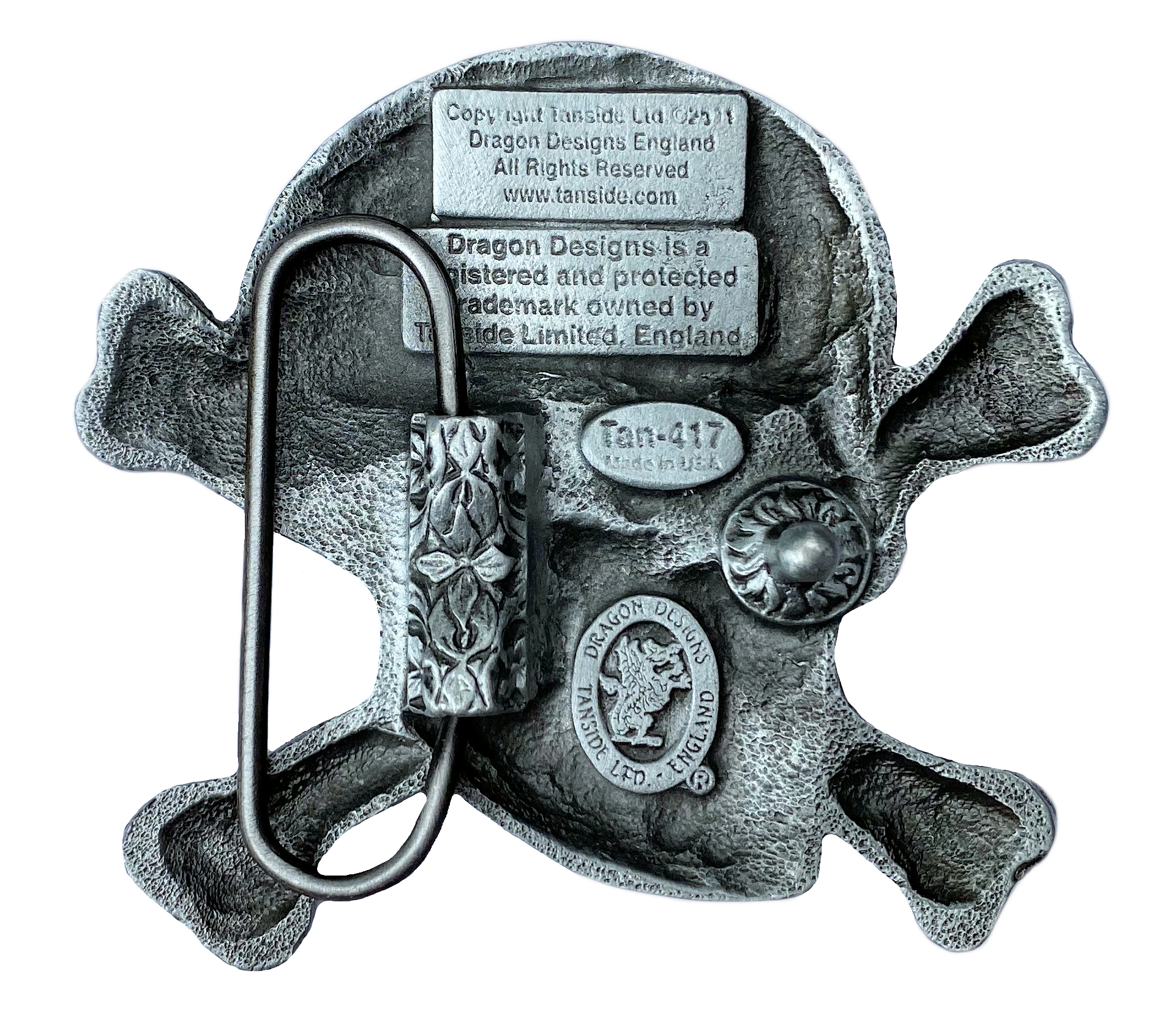 Skull - Bones Belt Buckle